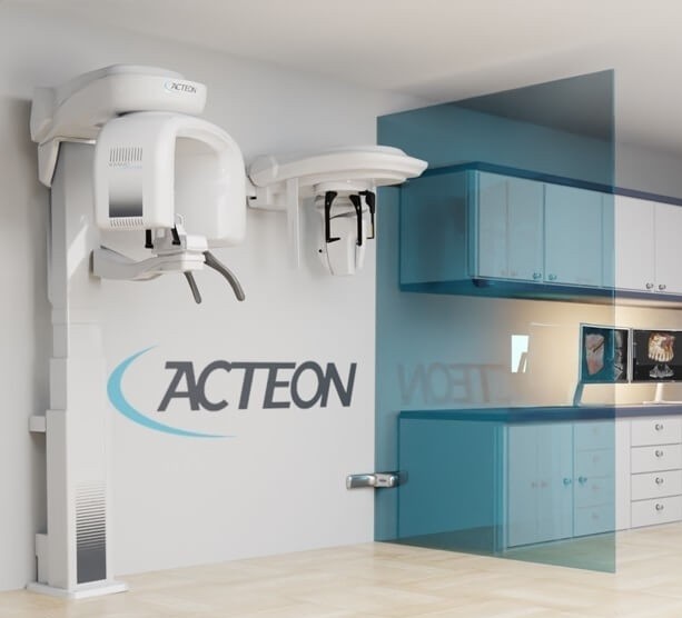 Gabinet stomatologiczny wyposażony w sprzęt Acteon - aranżacja