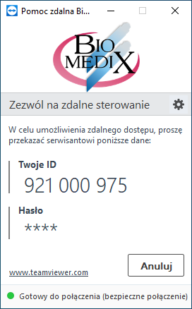 Zdalny serwis sprzętu stomatologicznego - aplikacja