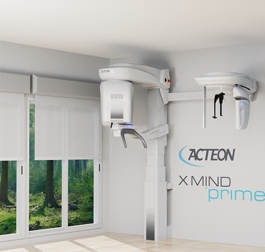 Tomograf CBCT Acteon X-Mind Prime 2 Pan Ceph 3D w gabinecie - aranżacja