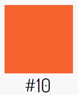 Fartuch do zdjęć punktowych - kolor pomarańczowy #10