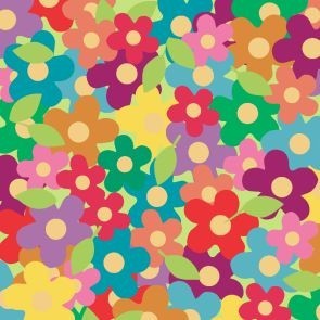 Fartuch do zdjęć punktowych - wzór Kwiaty