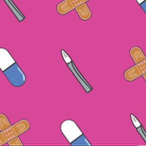 Fartuch do zdjęć panoramicznych - wzór Plasterki